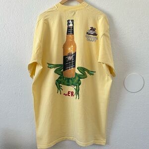 VTG Miller Lite 90s Budweiser Original Frog Shirt Mens Size 2xl